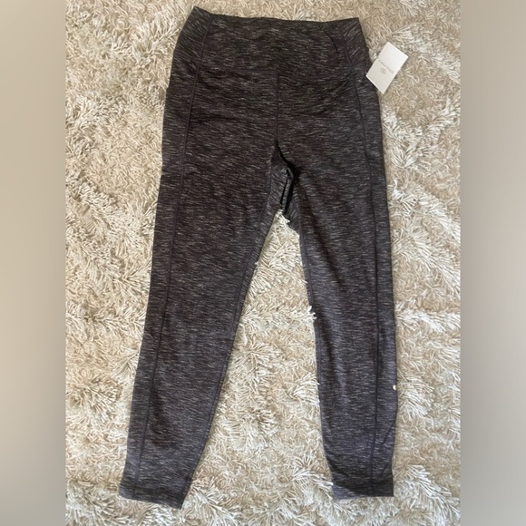 Soul + Sky NWT Cold Weather Sculpting Leggings Coffee Space Dye Women’s Size Med - Picture 4 of 10